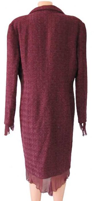 MANIGANCE PARIS połyskliwy płaszcz damski L nowy