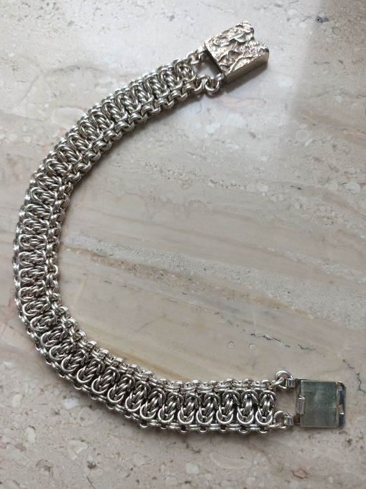Elegancka bransoleta srebro vintage