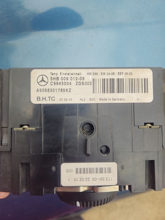Panel Klimatyzacji Sprinter 906