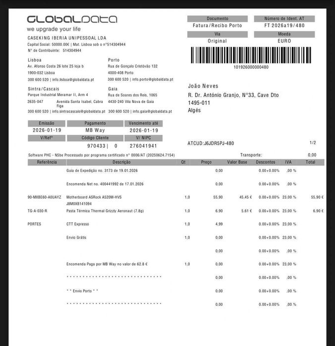 ASRock A520M-Hvs