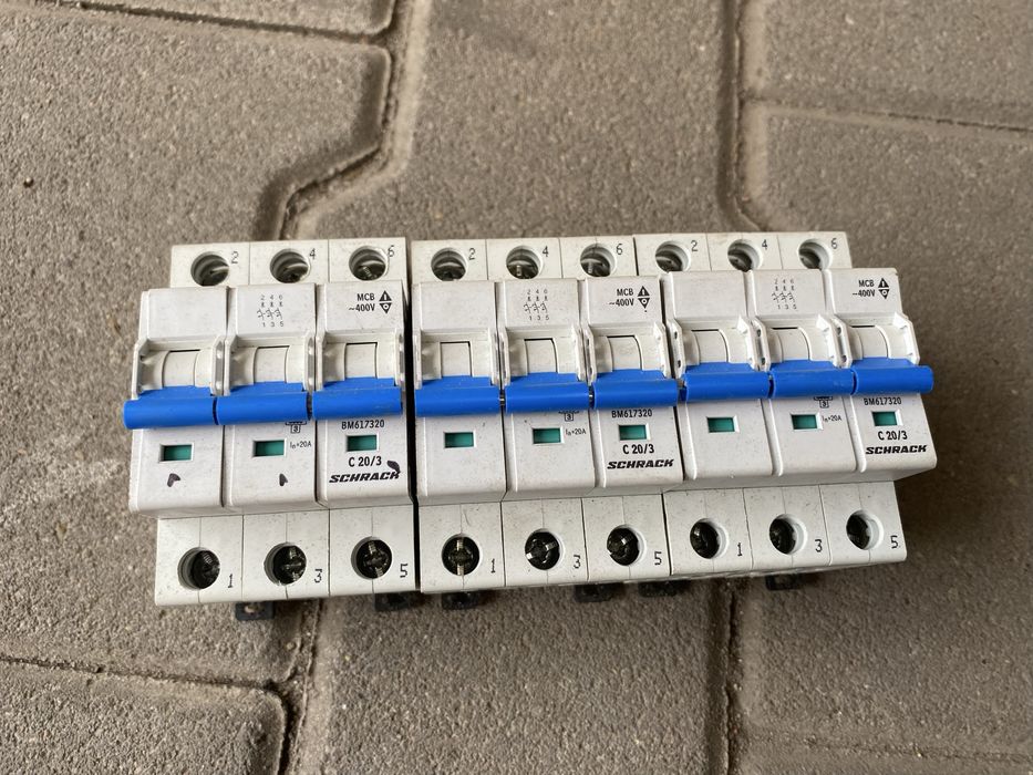 Bezpieczniki trójfazowe C20/3