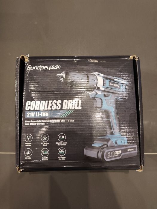 Wkrętarka SundpeyPro 21V + 2 baterie + akcesoria