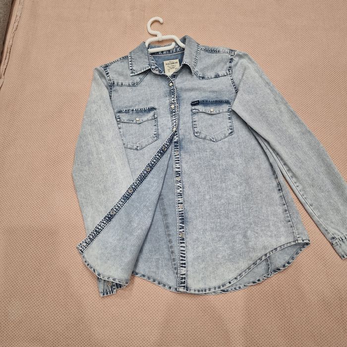 Джинсова рубашка pullsbear