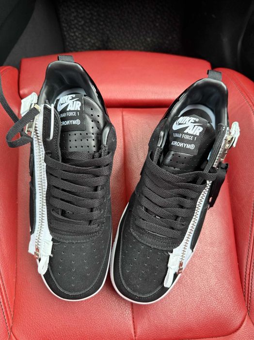(БЕЗ ПЕРЕДОПЛАТИ)Nike Lunar Force 1 Low Acronym Black White найк лунар