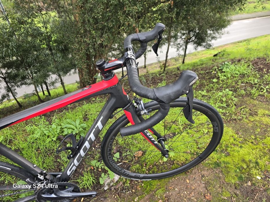 Scott cr1 carbono rodas carbono ultegra 11v