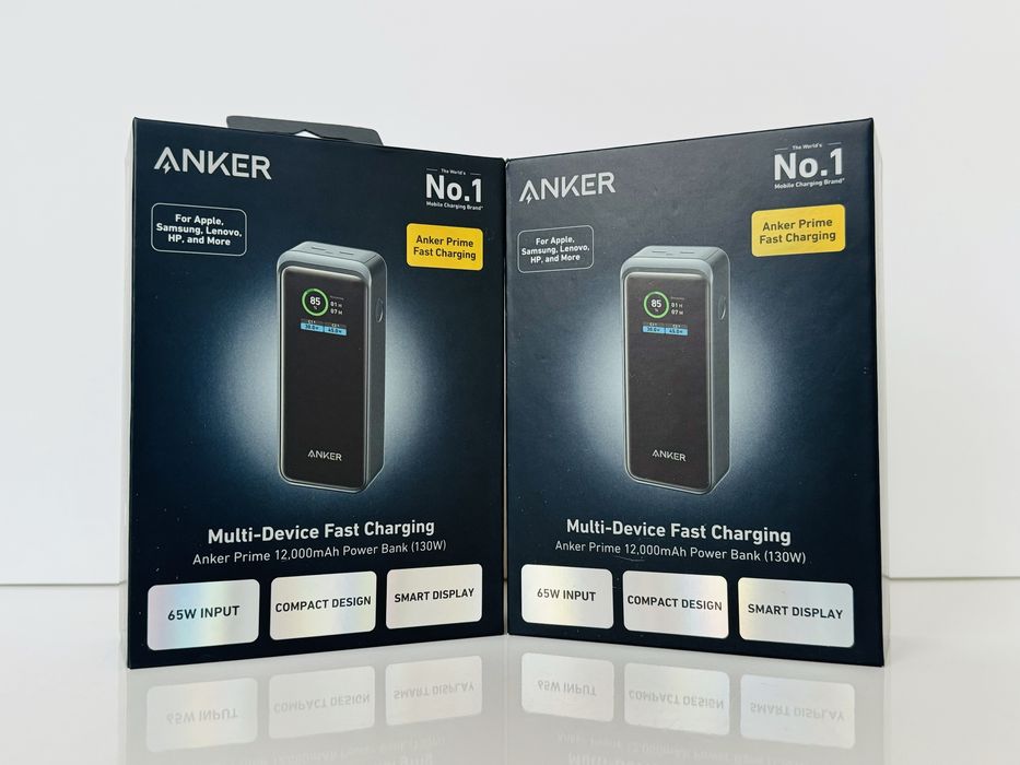 Новий Повербанк Anker Prime 12000мАг 130Вт Power Bank Павербанк