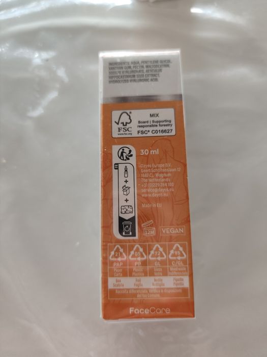 Serum colágeno novo e selado