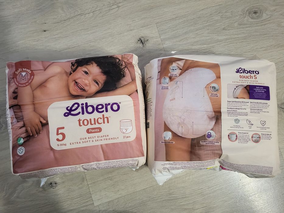 №4, 5 трусики, памперси