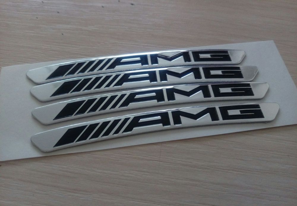 Наклейки AMG в диски Mercedes
