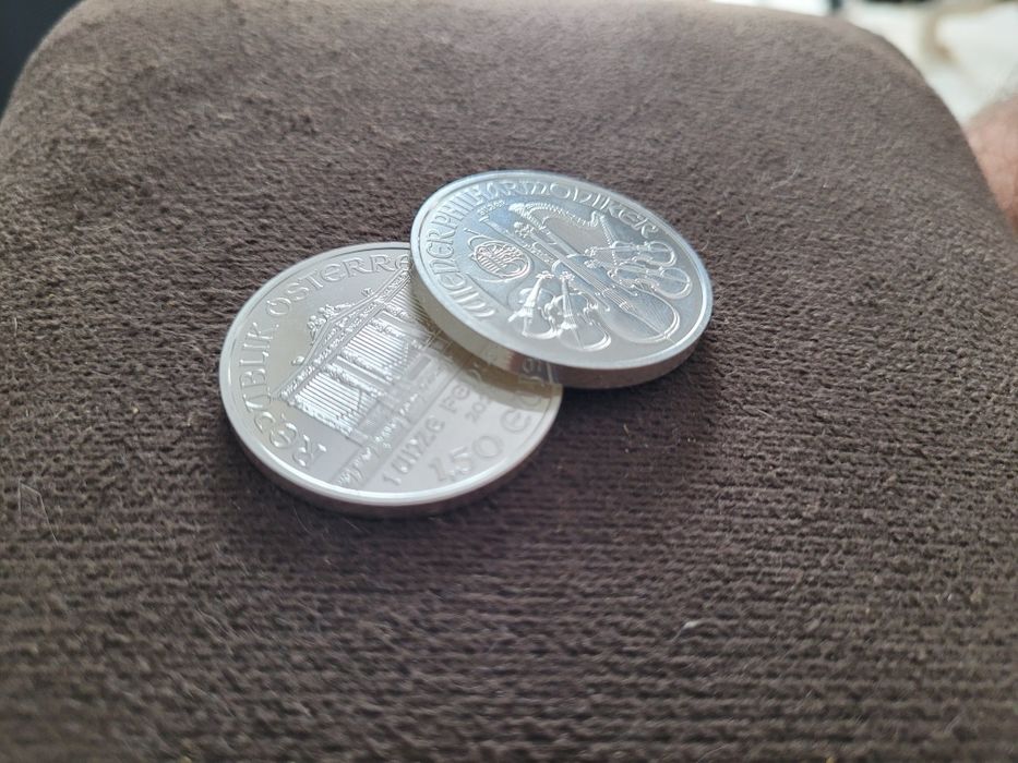 Moeda de prata 999 Philharmonic