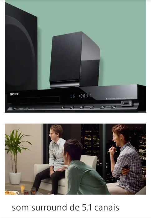 Cinema em casa e barras som