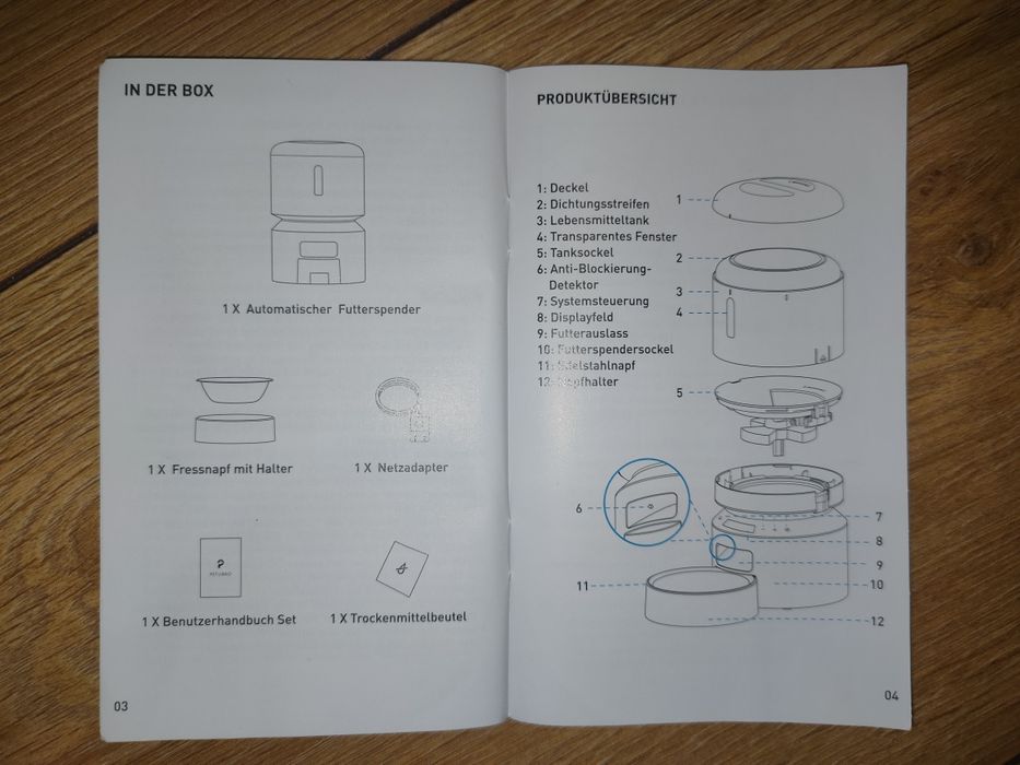 Автоматична годівниця для домашніх тварин Petlibro