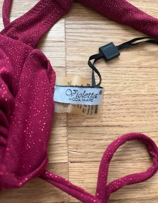 Nowe bordowe bikini