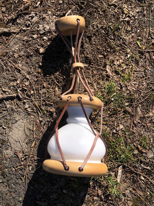 Lampa wisząca boho rustykalna kolonialna prl retro vintage
