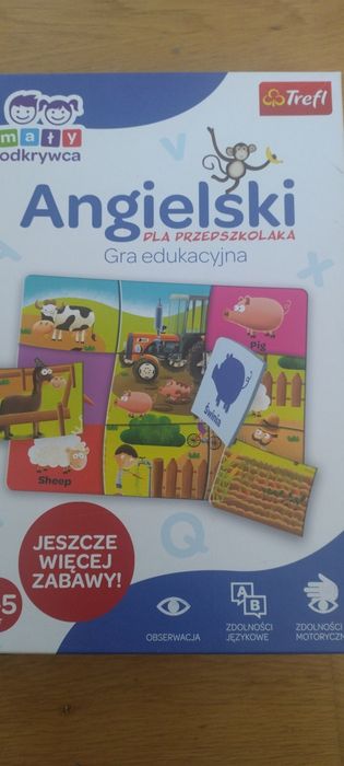 Gra edukacyjna dla przedszkolaka, język angielski