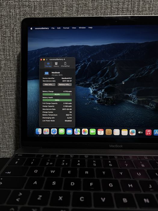 MacBook 12” COMO NOVO | Bateria 100% | 54 Ciclos