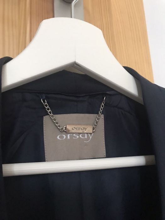 Krótki żakiet granatowy