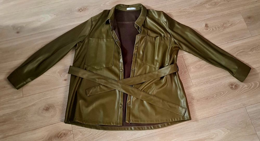 Koszula z imitacji skóry Reserved