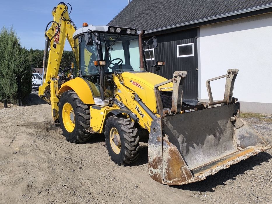 New holland B100 2015rok krokodyl leteskop 4x4 super stan JCB 3cx Cat 428 case 590 koparko ładowarka