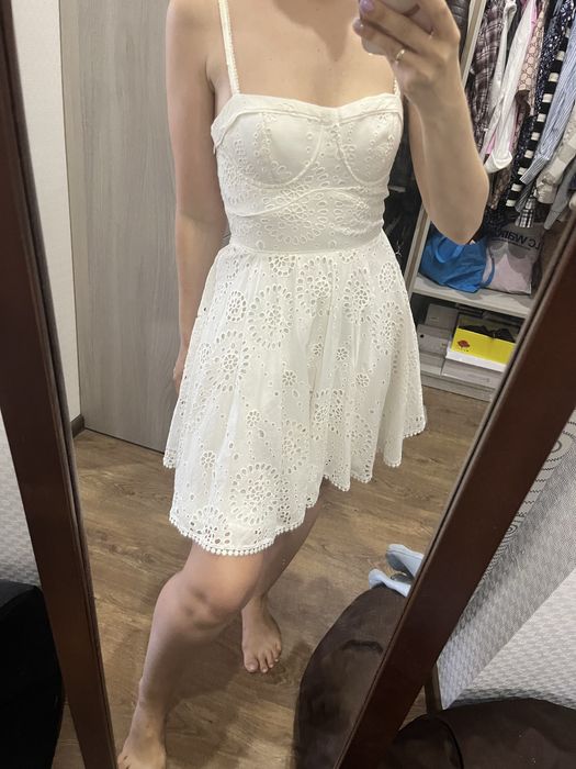 Сукня прошва ZARA/ сарафан корсет