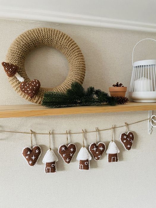 Супер Розпродаж Вязані носочки, новорічні іграшки на ялинку, різдвяний