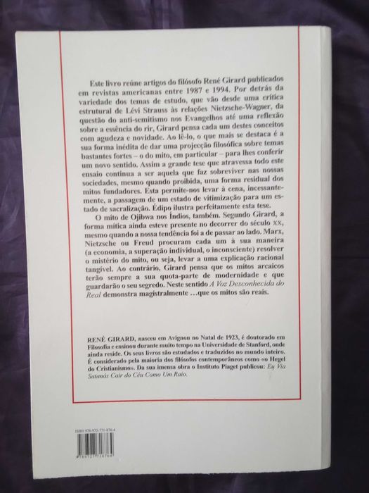 A Voz Desconhecida do Real - René Girard