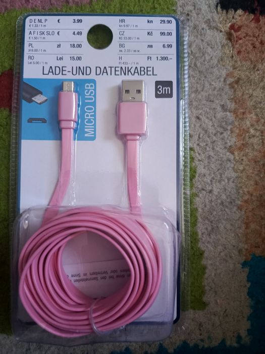 Kabel do ładowarki micro USB