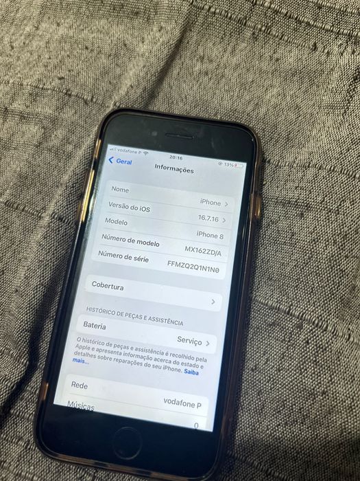 Vendo Iphone 8 em bom estado