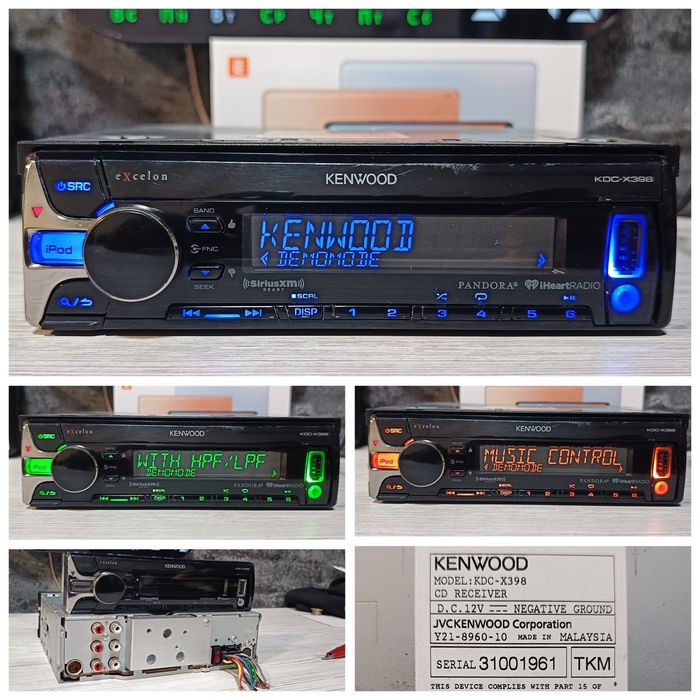Процесорний Kenwood серії  kmm,kdc та kmr(Bluetooth audio system)