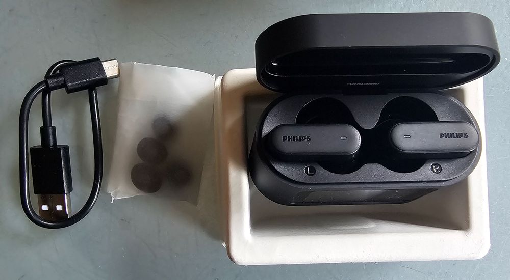 Słuchawki bezprzewodowe true wireless Philips TAT6000BK