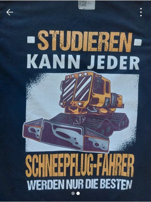 T shirt męski z koparką