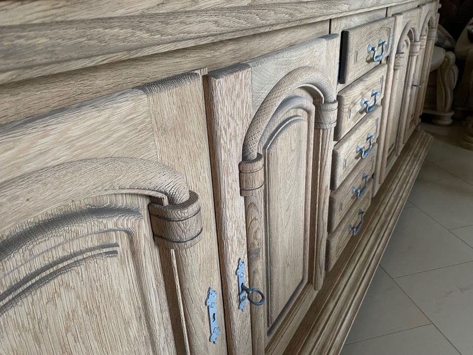 Komoda drewniana długa, rustykalna