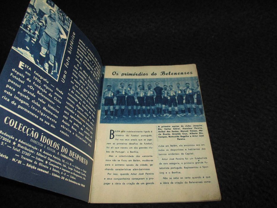 Livros Colecção Ídolos do Desporto 1956 a 1960