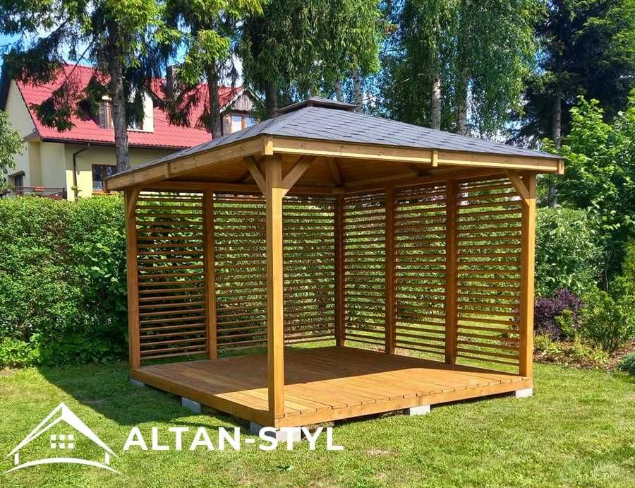 Altany, altanki, wiaty, altana ogrodowa EWELINA 3x3m PRODUCENT