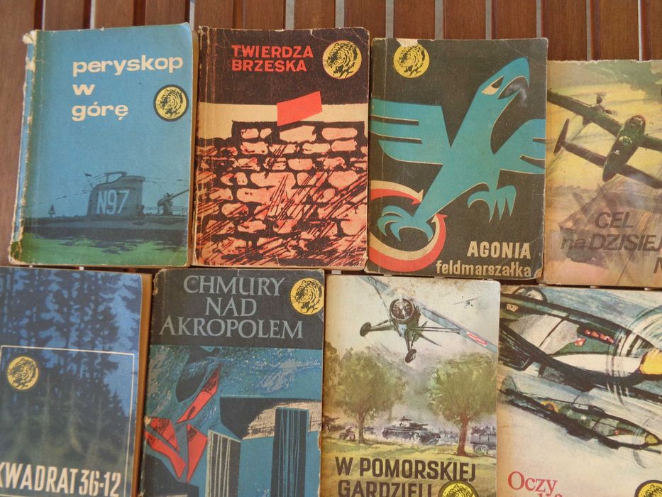 16 x stare książki z serii ŻÓŁTY TYGRYS unikat VINTAGE okazja 16 sztuk