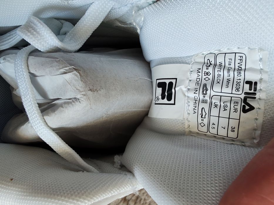 Fila 38 Casim skórzane nowe buty sneakersy adidasy białe damskie