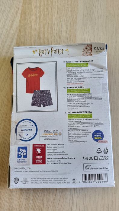 Nowa piżama Harry Potter 122/128 dziecięca
