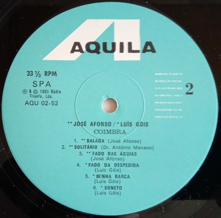 José Afonso / Luis Góis	- - - - -		Coimbra	- - - - -	LP