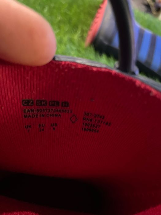 Kalosze w paski, rozmiar 24