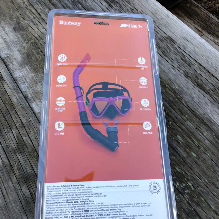 óculos mergulho criança praia piscina snorkeling