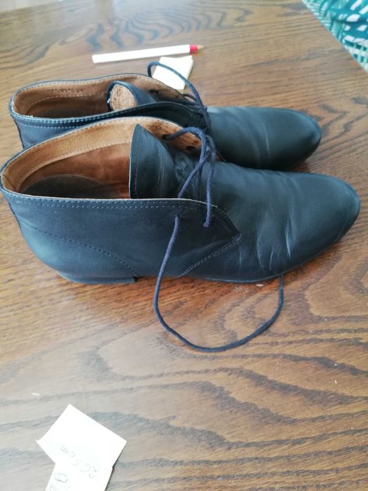 Buty skórzane 40, półbuty czarne