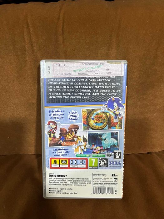 Jogo PSP Sonic Rivals 2