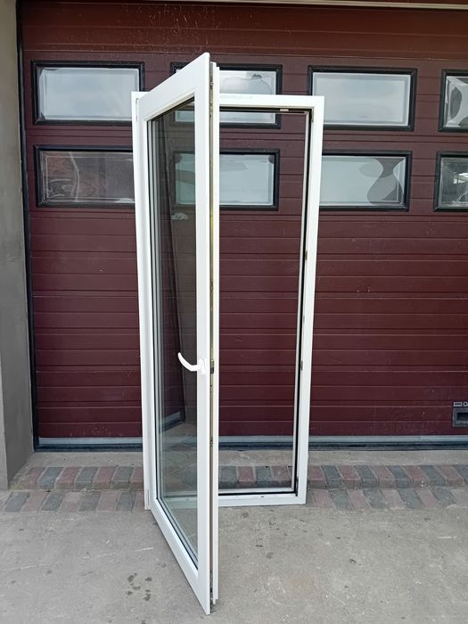 Okno drzwi balkonowe 91x218 PCV plastikowe DOWÓZ CAŁY KRAJ