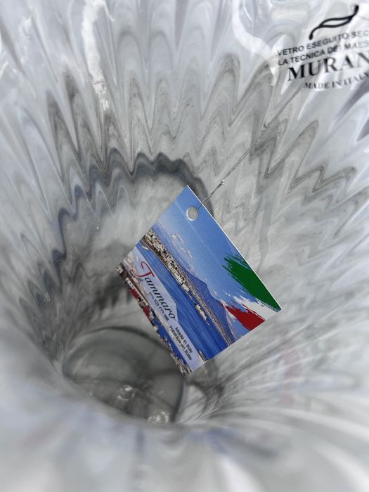Wazon murano Tammaro home design włoskie szkło B16092