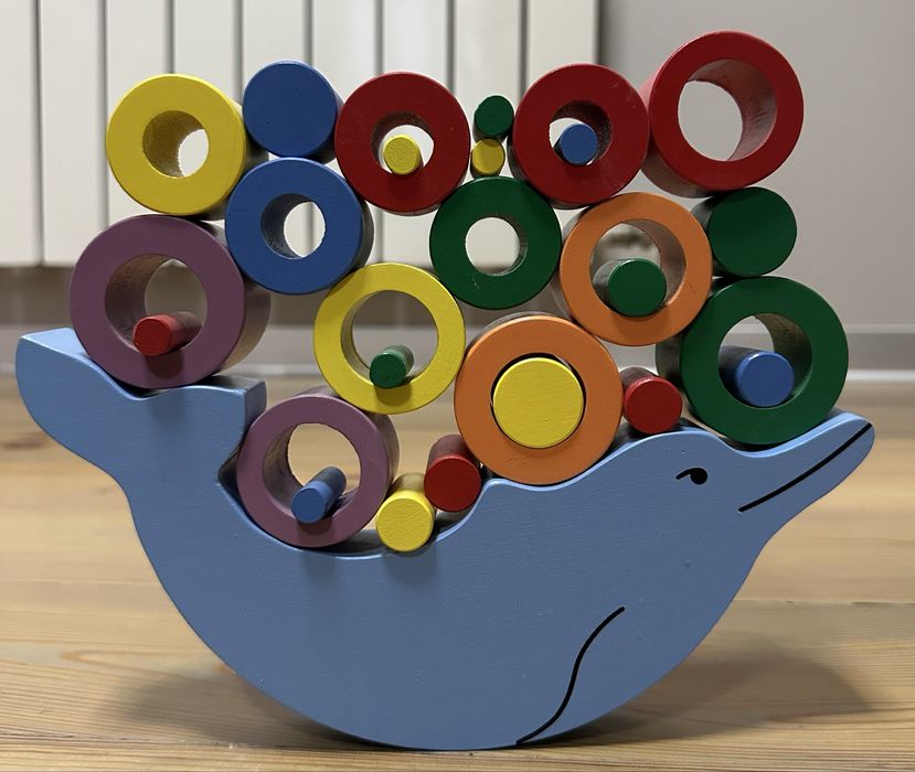 Гра балансір Дельфін дерев’яна