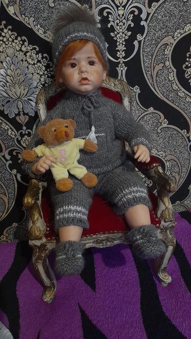 Фарфорова німецька лялька 50 см