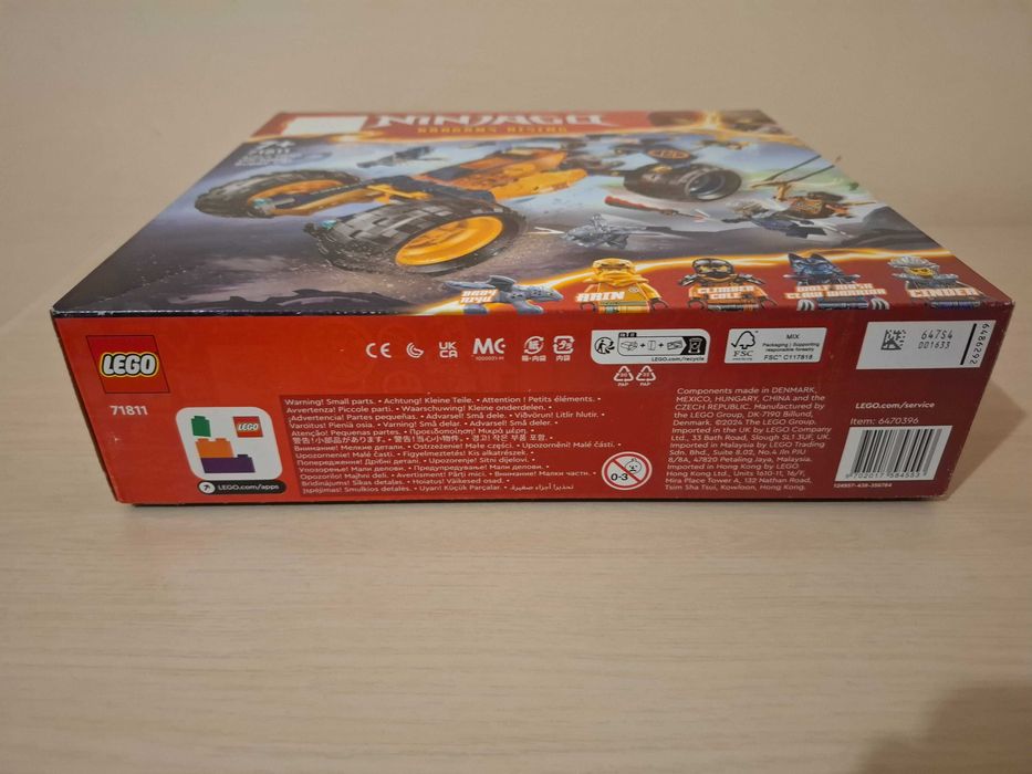 Lego Ninjago 71811. Arins Ninja Off-road Buggy Car