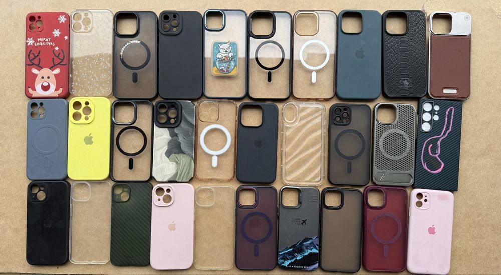 Лот Вживаних чохлів на Iphone 40шт