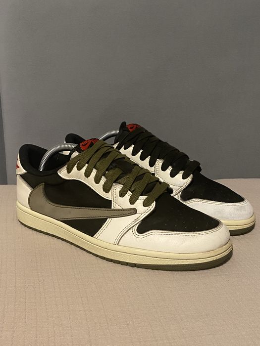 Jordan 1 low travis scoot olive