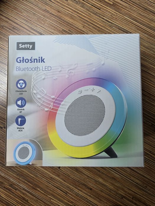 Głośnik bluetooth led z funkcją radia